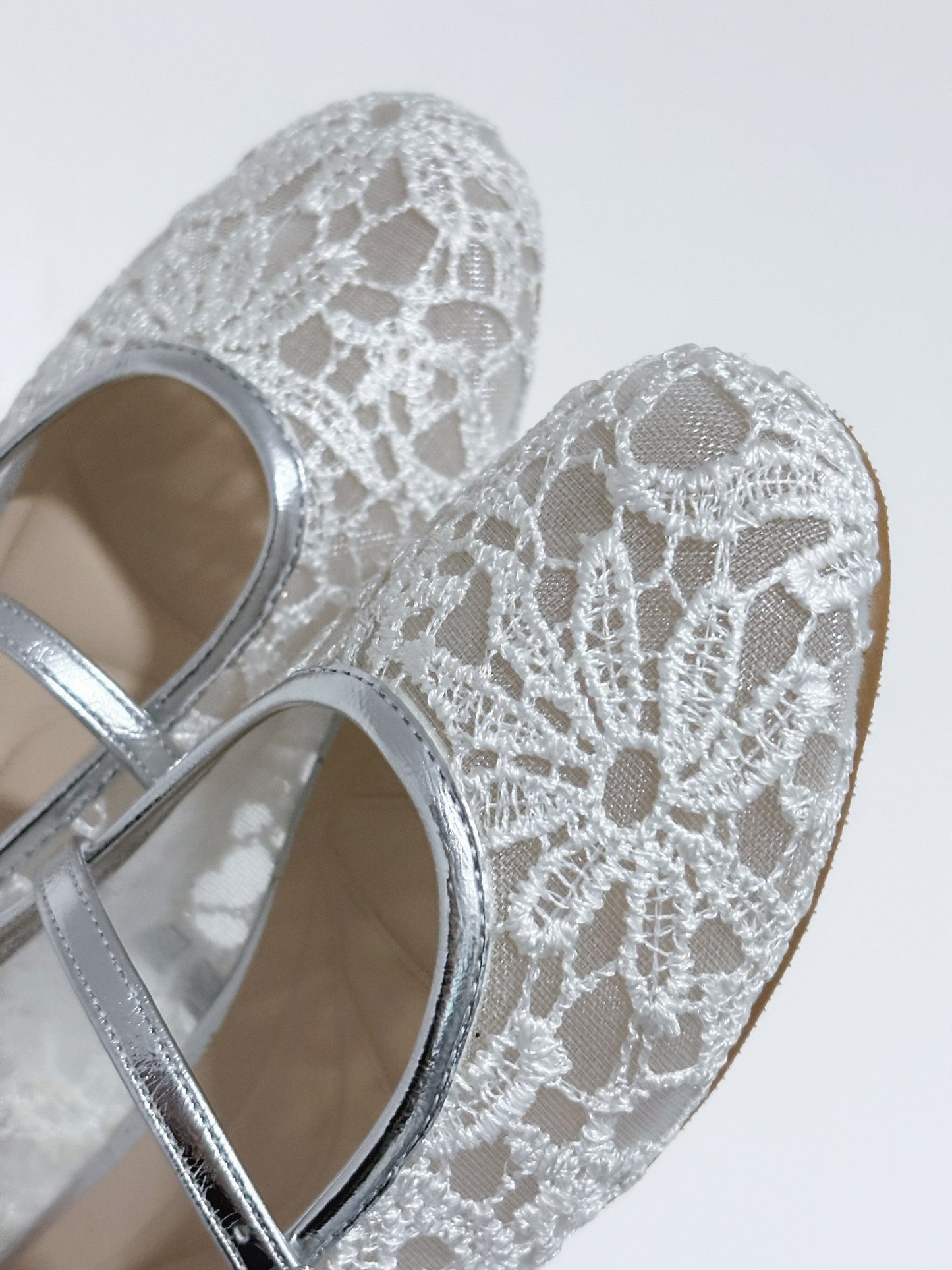 Lace Mesh Mary Jane Flats / 夏天襯裙仔必備🦢🪽