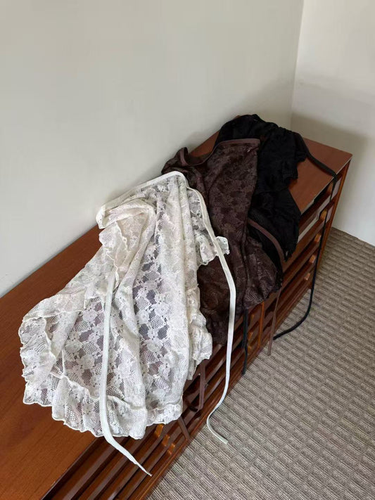 Lace Scarf Layer / 超高質ruffle邊lace💖必買！