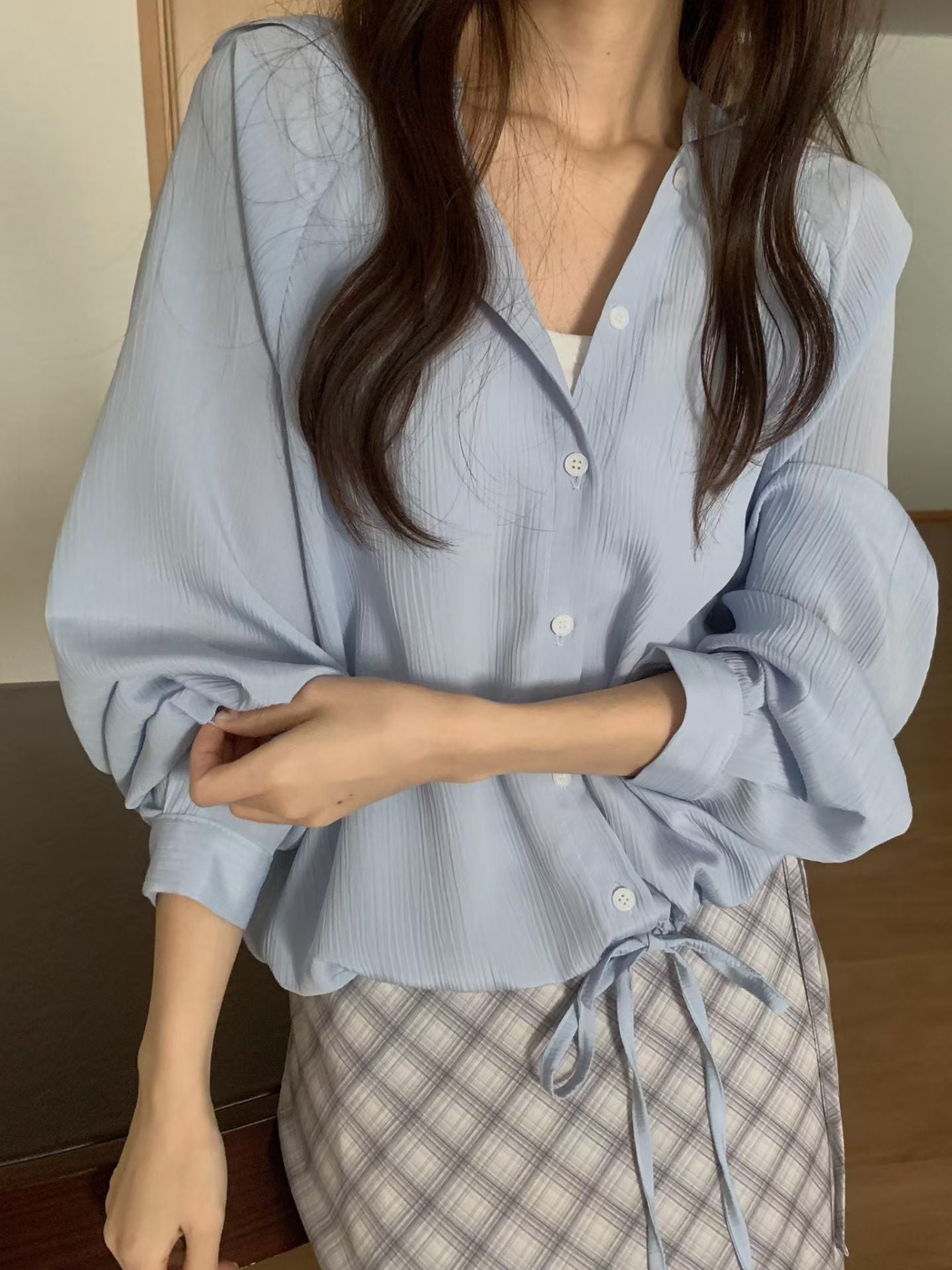 Rainie Hooded Shirt #Sora 現貨☔️🫧