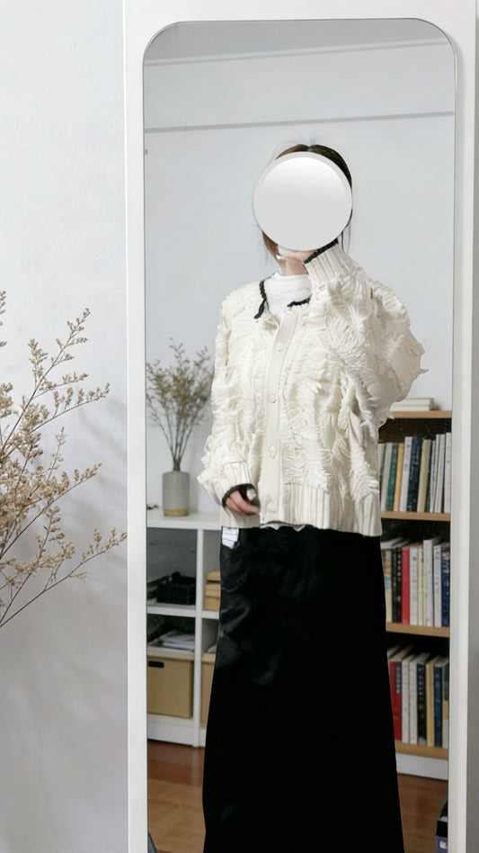 現貨 Frilled Knit Cardigan