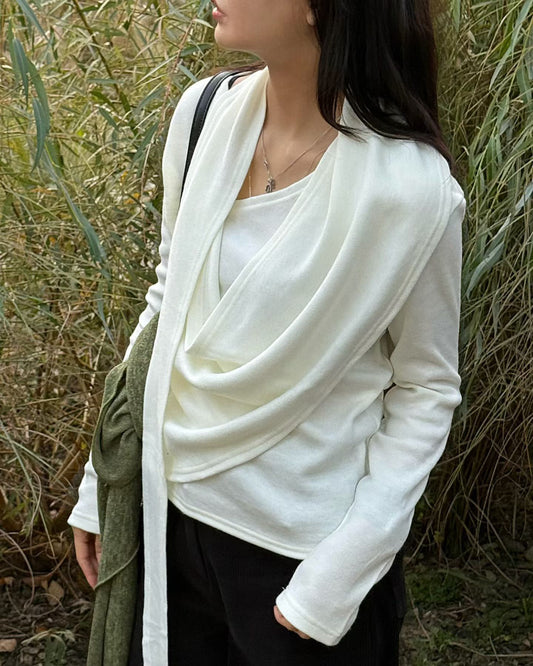 現貨 Enna Shawl Top #Ivory