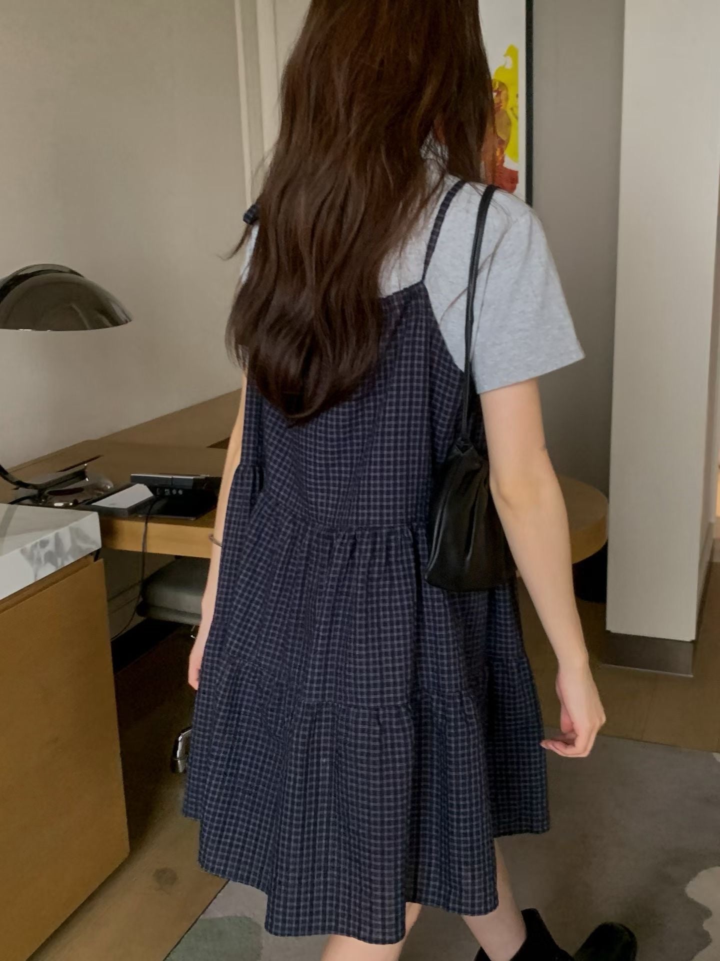 Berry Checkered Dress🫐