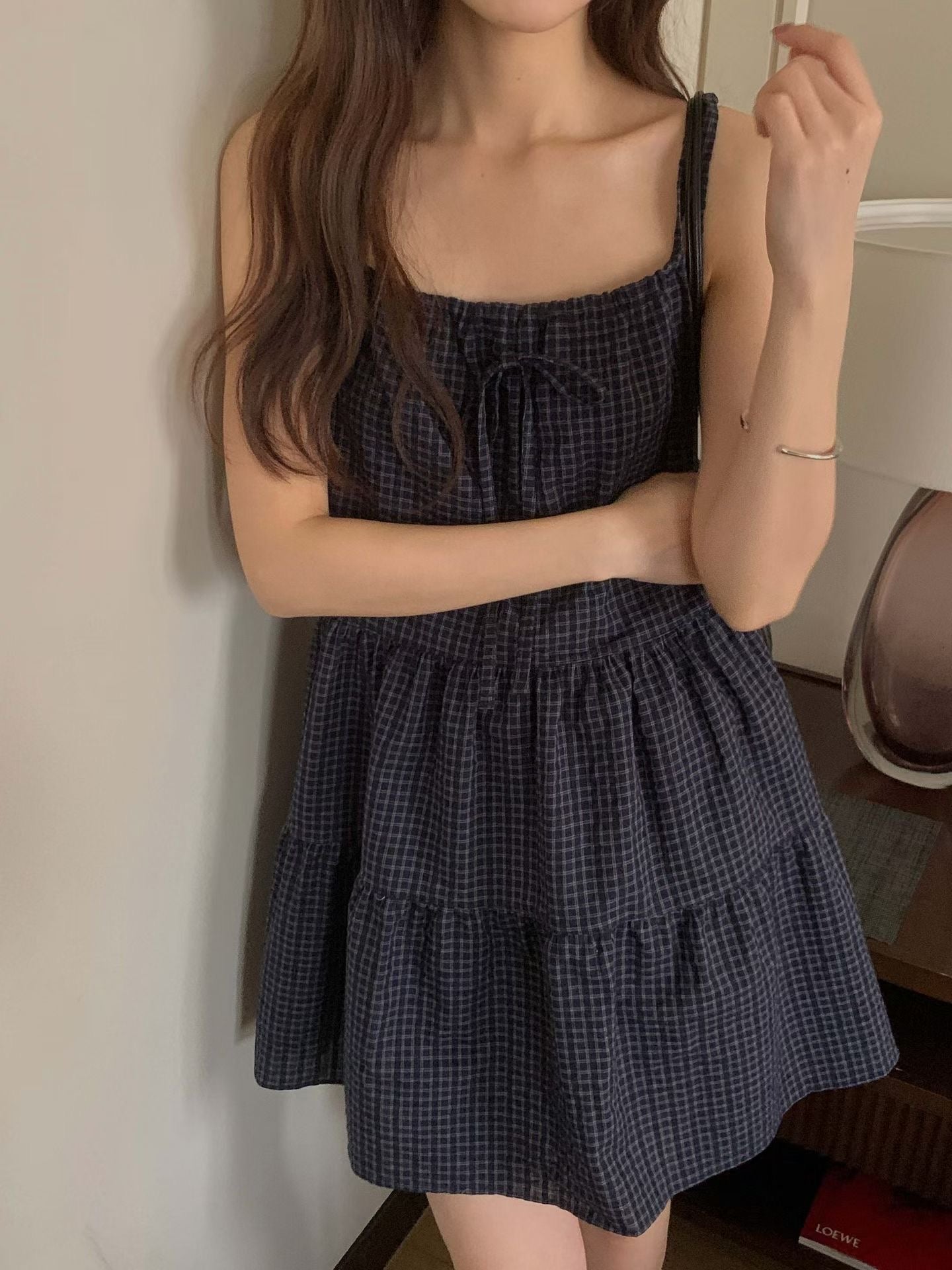 Berry Checkered Dress🫐