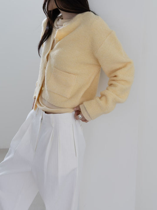 現貨 Pastel Pocket Cardigan #Butter🧈