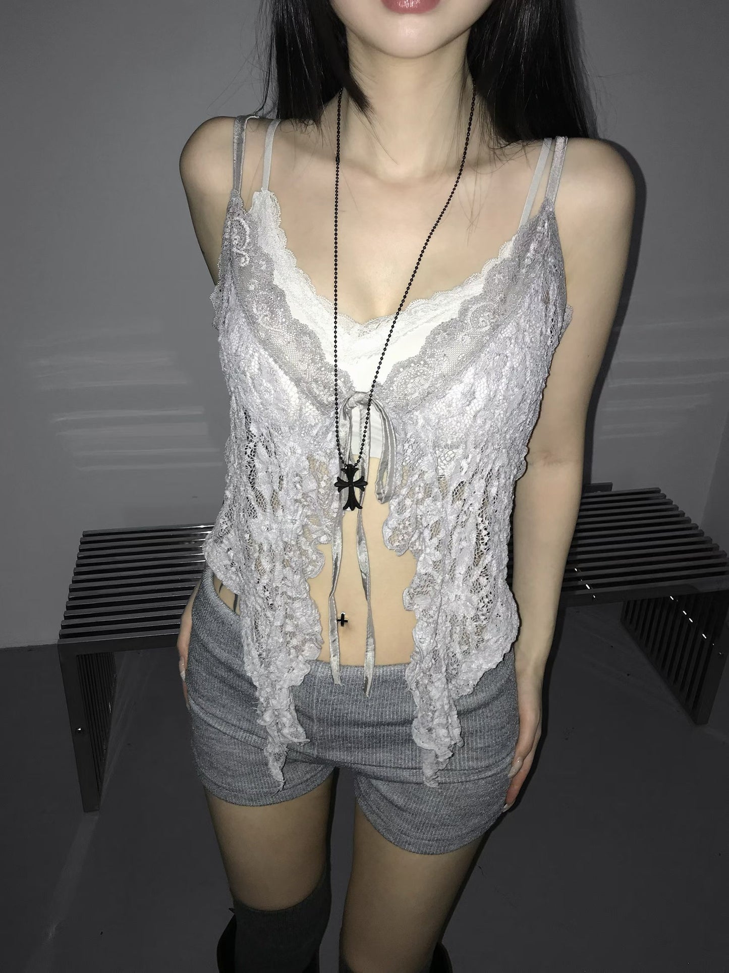 Lace Vest / 超靚嘅lace 輕盈百搭🤍✨