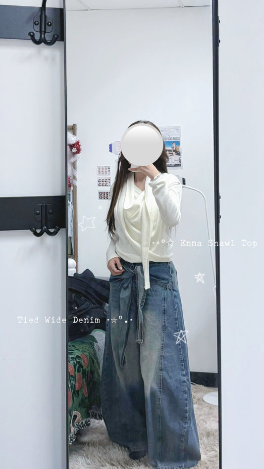 現貨 Enna Shawl Top #Ivory