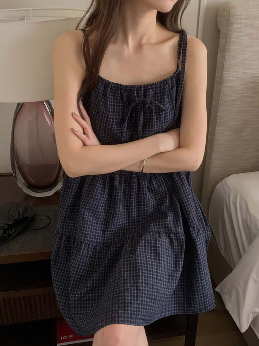Berry Checkered Dress🫐