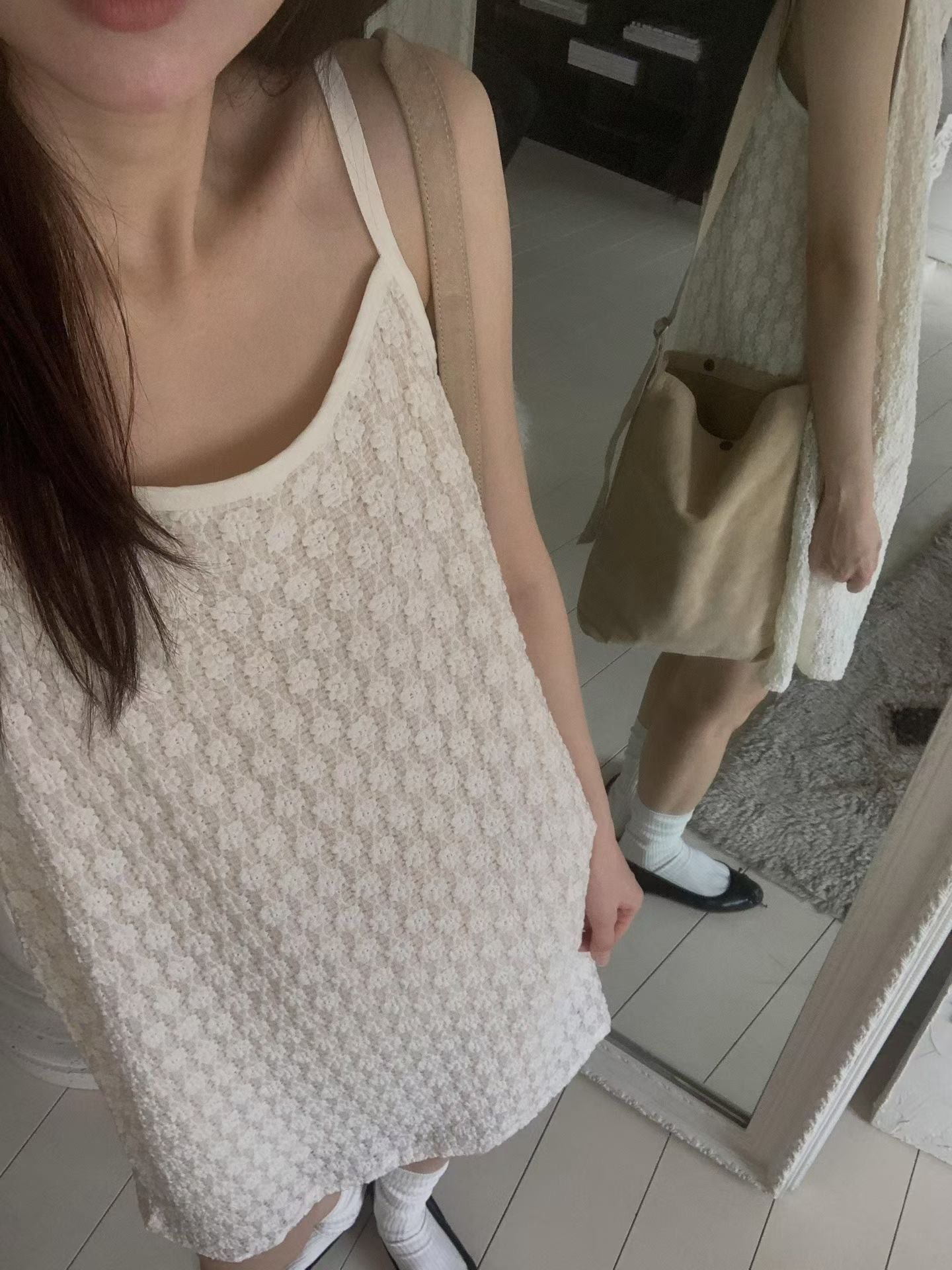 Lace Cami Dress / 靚靚布料🪿🤍