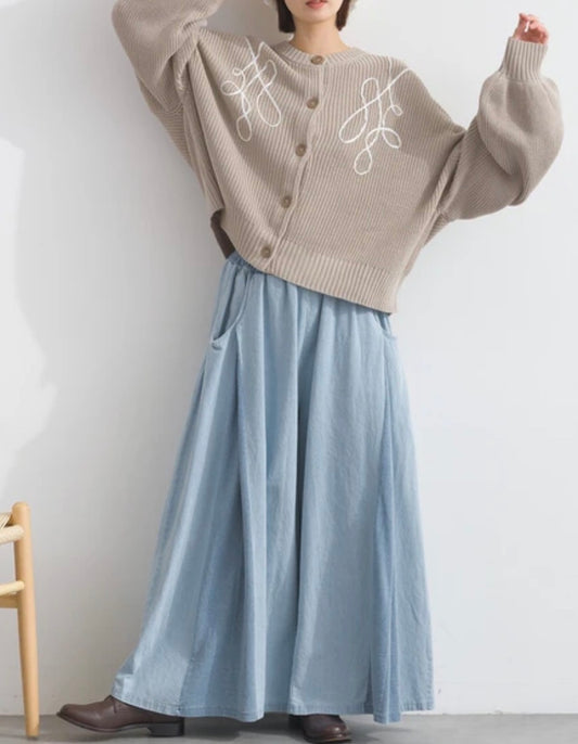 Indigo Breezy Pants / 慵懶寬鬆超舒服！🌬️☁️預訂