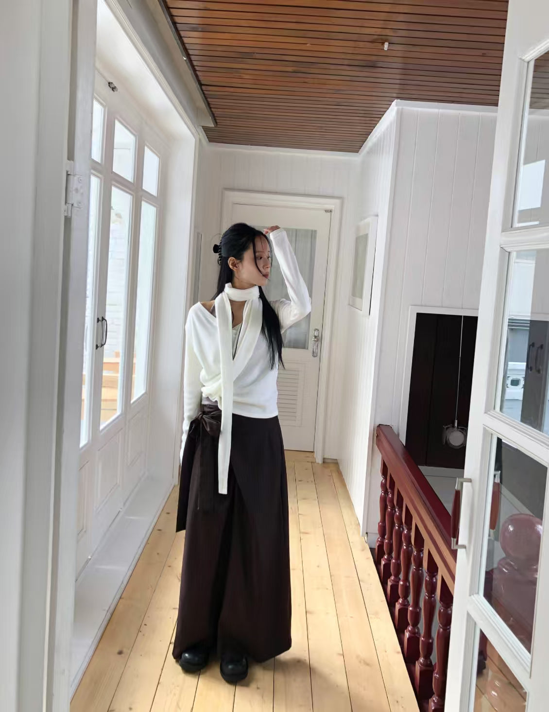 現貨 Enna Shawl Top #Ivory