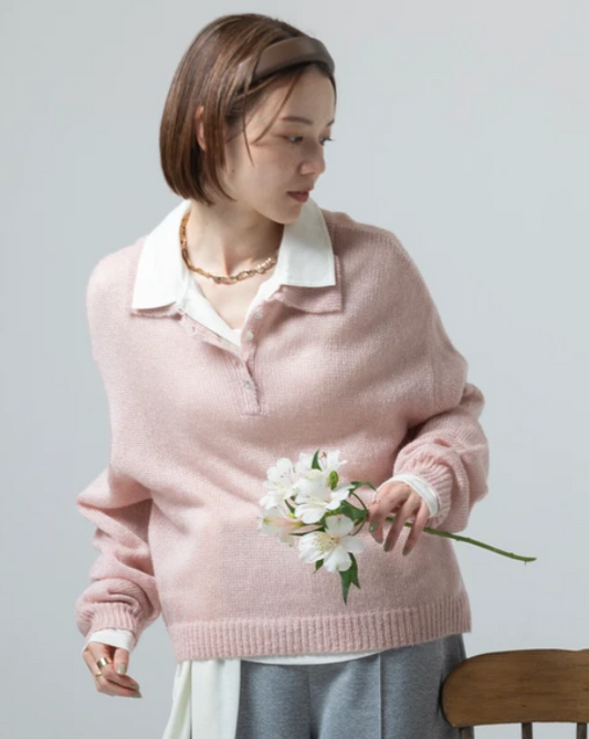 Pastel Polo Knit 🎨 現貨 售完不補